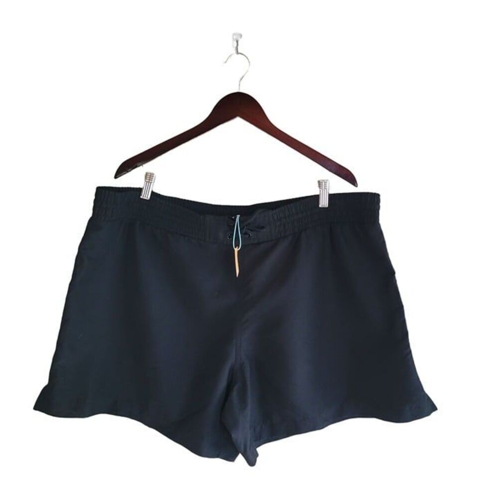 Kona Sol Womens Shorts Black 20/22 Plus Size Swimming Shorts New
